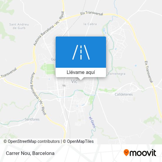 Mapa Carrer Nou