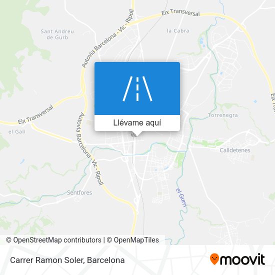 Mapa Carrer Ramon Soler