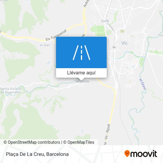 Mapa Plaça De La Creu