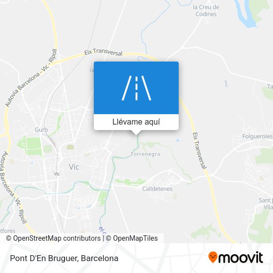 Mapa Pont D'En Bruguer