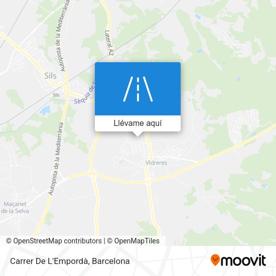 Mapa Carrer De L'Empordà
