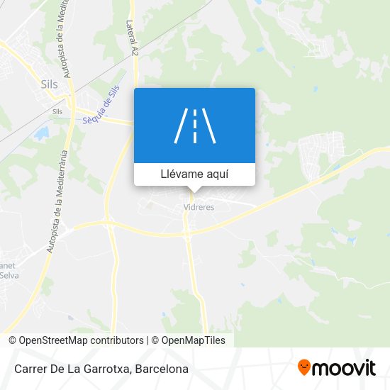 Mapa Carrer De La Garrotxa