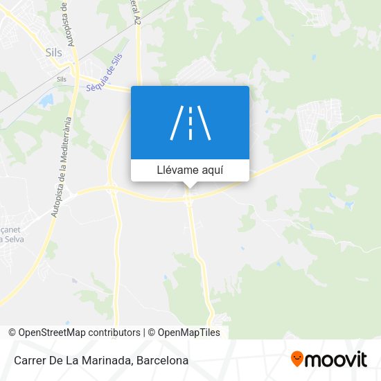 Mapa Carrer De La Marinada