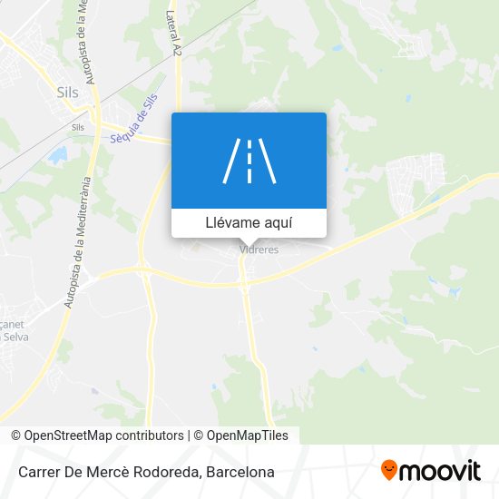 Mapa Carrer De Mercè Rodoreda