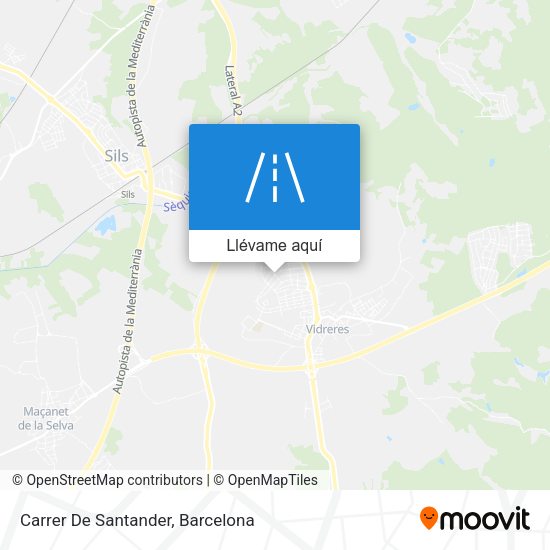 Mapa Carrer De Santander