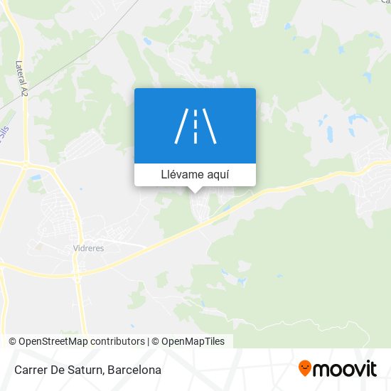 Mapa Carrer De Saturn