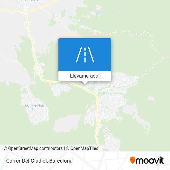 Mapa Carrer Del Gladiol