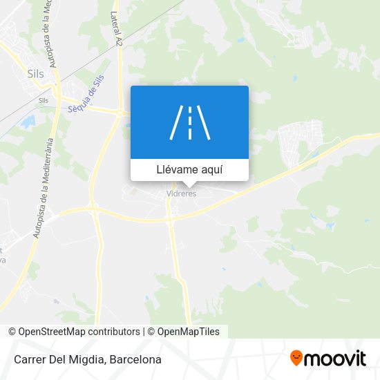 Mapa Carrer Del Migdia