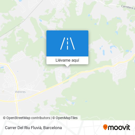 Mapa Carrer Del Riu Fluvià