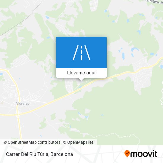 Mapa Carrer Del Riu Túria