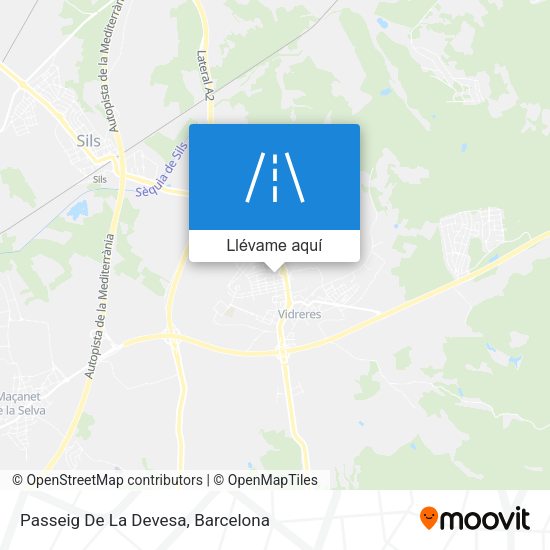 Mapa Passeig De La Devesa