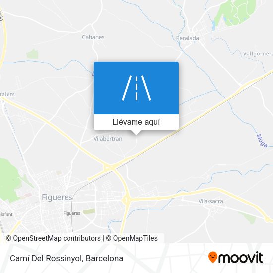 Mapa Camí Del Rossinyol
