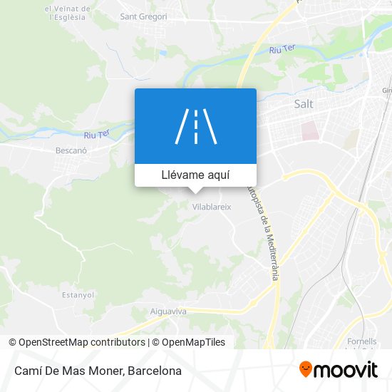Mapa Camí De Mas Moner