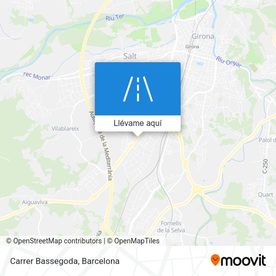 Mapa Carrer Bassegoda