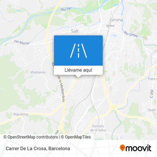 Mapa Carrer De La Crosa