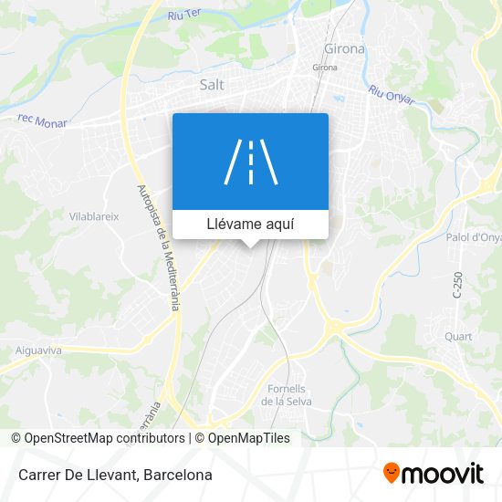Mapa Carrer De Llevant