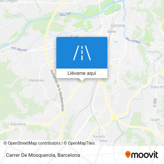 Mapa Carrer De Mosquerola