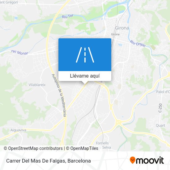 Mapa Carrer Del Mas De Falgas