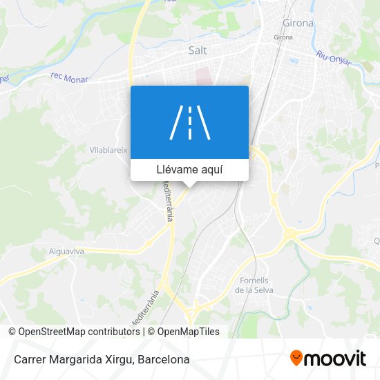Mapa Carrer Margarida Xirgu