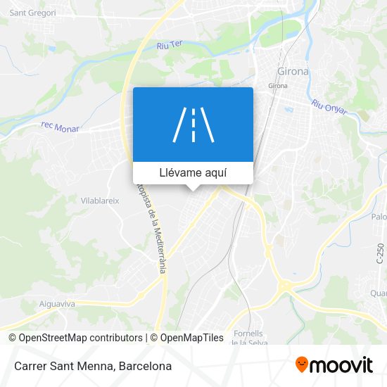 Mapa Carrer Sant Menna
