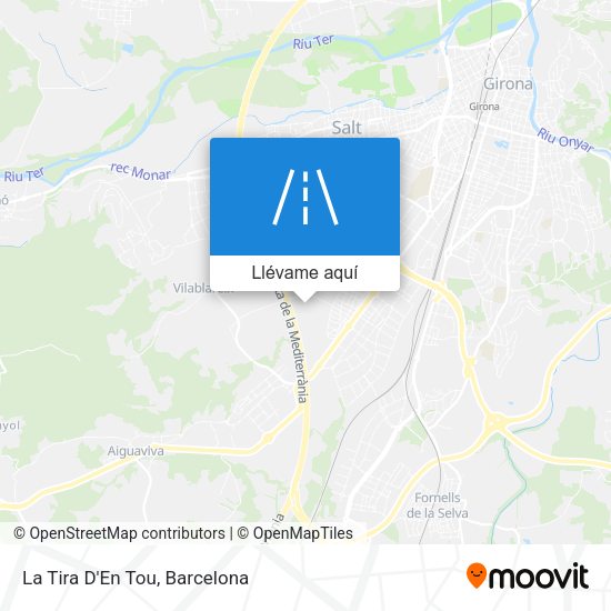 Mapa La Tira D'En Tou