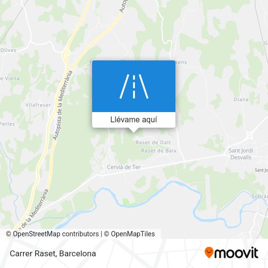 Mapa Carrer Raset