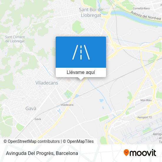 Mapa Avinguda Del Progrès