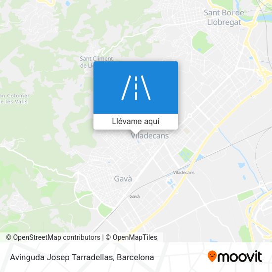 Mapa Avinguda Josep Tarradellas