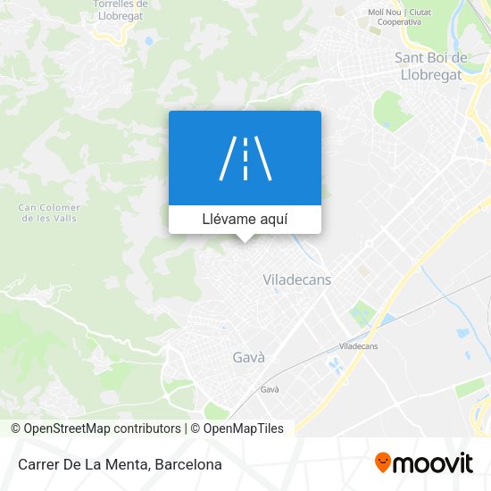 Mapa Carrer De La Menta