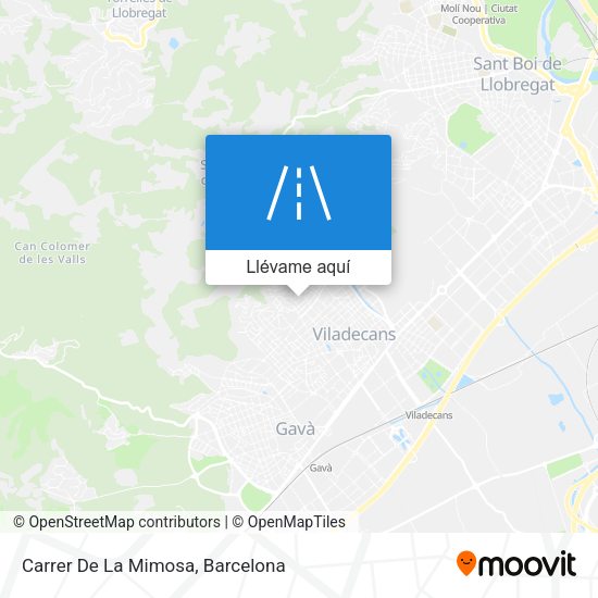 Mapa Carrer De La Mimosa