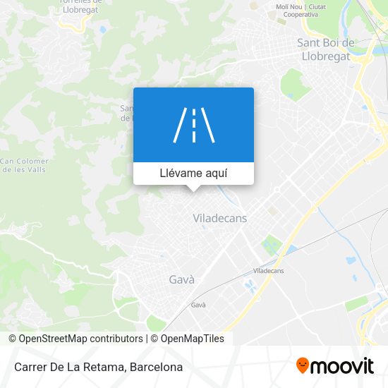 Mapa Carrer De La Retama