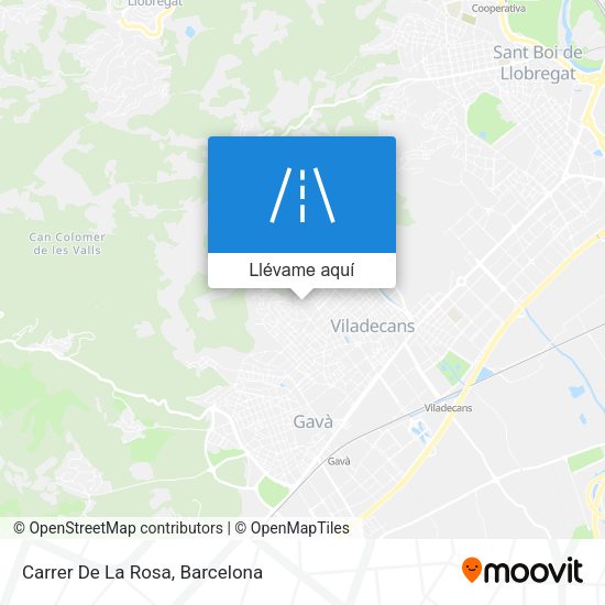 Mapa Carrer De La Rosa