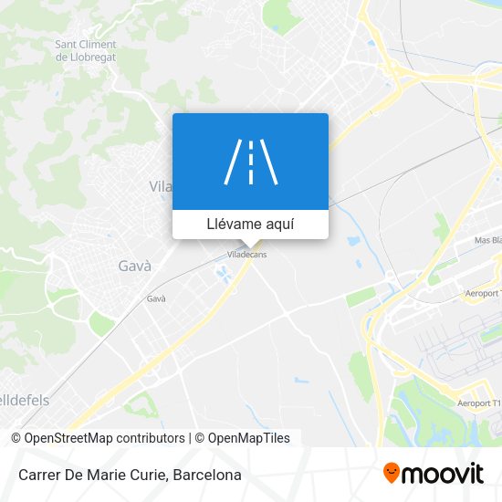 Mapa Carrer De Marie Curie