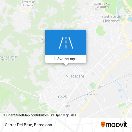 Mapa Carrer Del Bruc