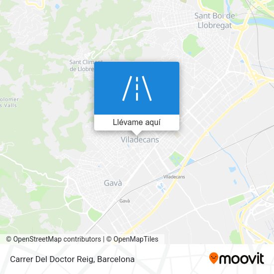 Mapa Carrer Del Doctor Reig