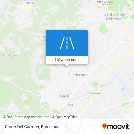 Mapa Carrer Del Garrofer
