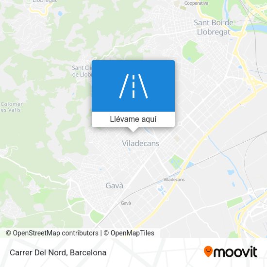 Mapa Carrer Del Nord