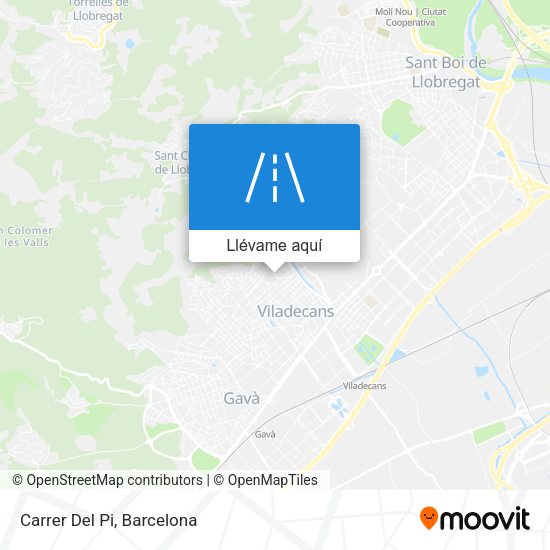 Mapa Carrer Del Pi