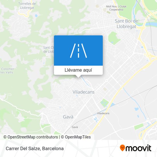 Mapa Carrer Del Salze