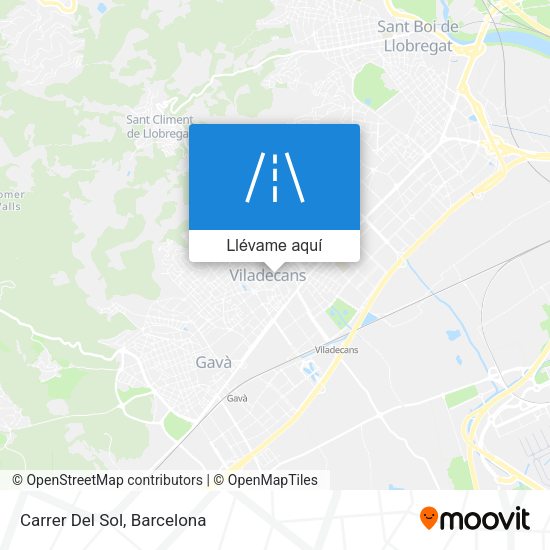 Mapa Carrer Del Sol