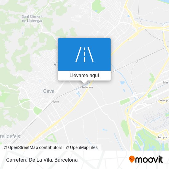 Mapa Carretera De La Vila