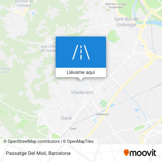 Mapa Passatge Del Molí