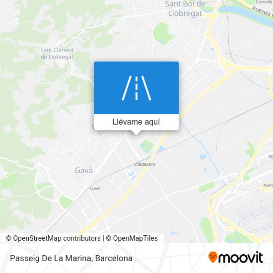 Mapa Passeig De La Marina