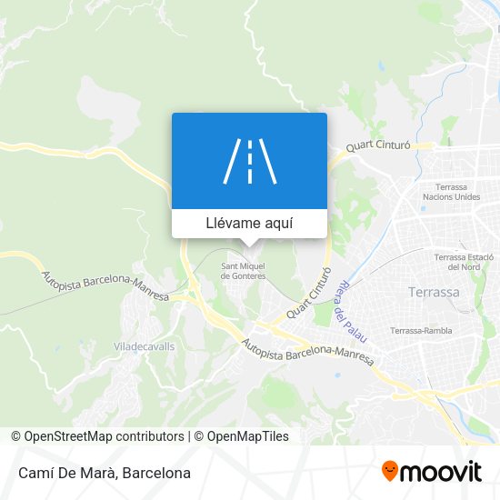 Mapa Camí De Marà