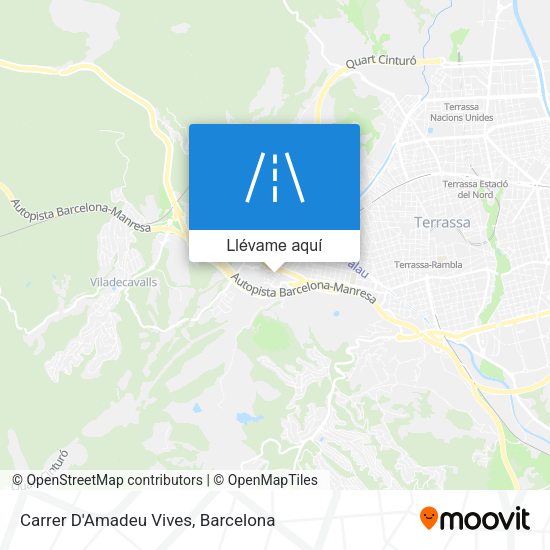 Mapa Carrer D'Amadeu Vives