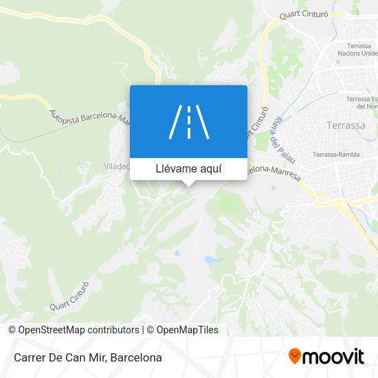 Mapa Carrer De Can Mir