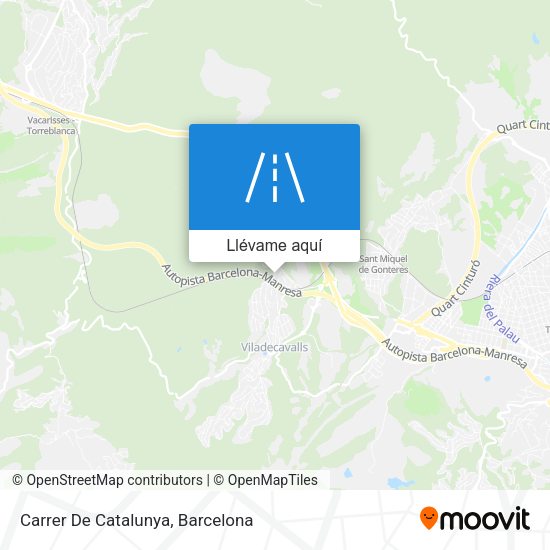 Mapa Carrer De Catalunya