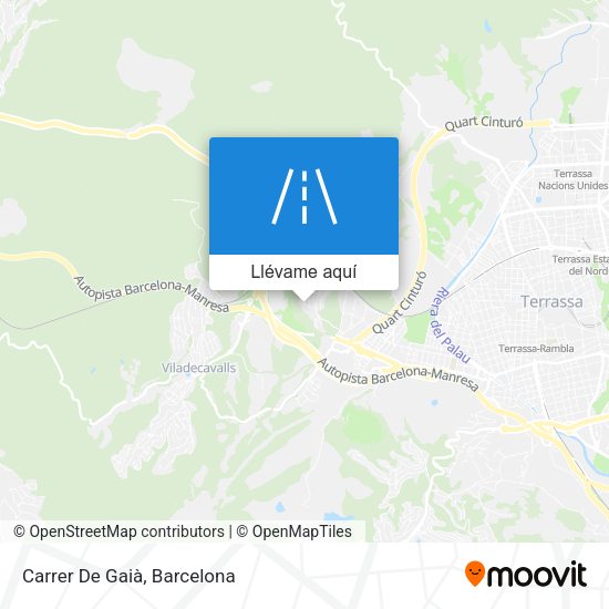 Mapa Carrer De Gaià