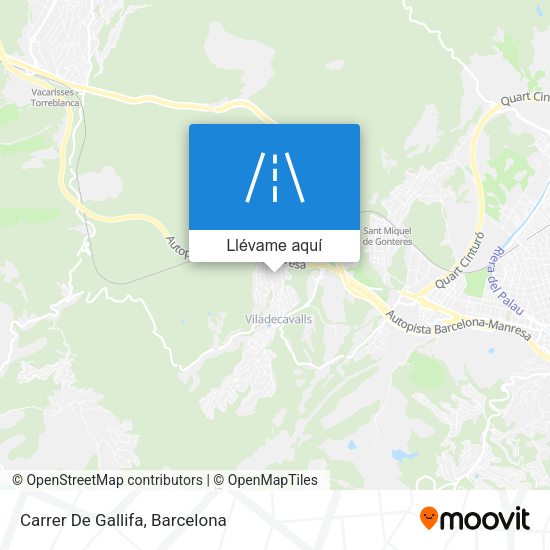 Mapa Carrer De Gallifa