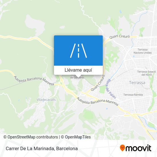 Mapa Carrer De La Marinada
